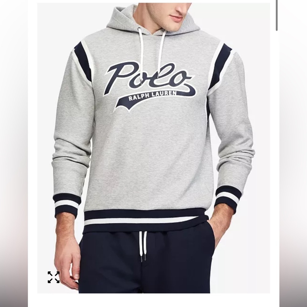 Polo Ralph Lauren Script Stadium Hoodie XXL 🔥 Sold Out Rings Style